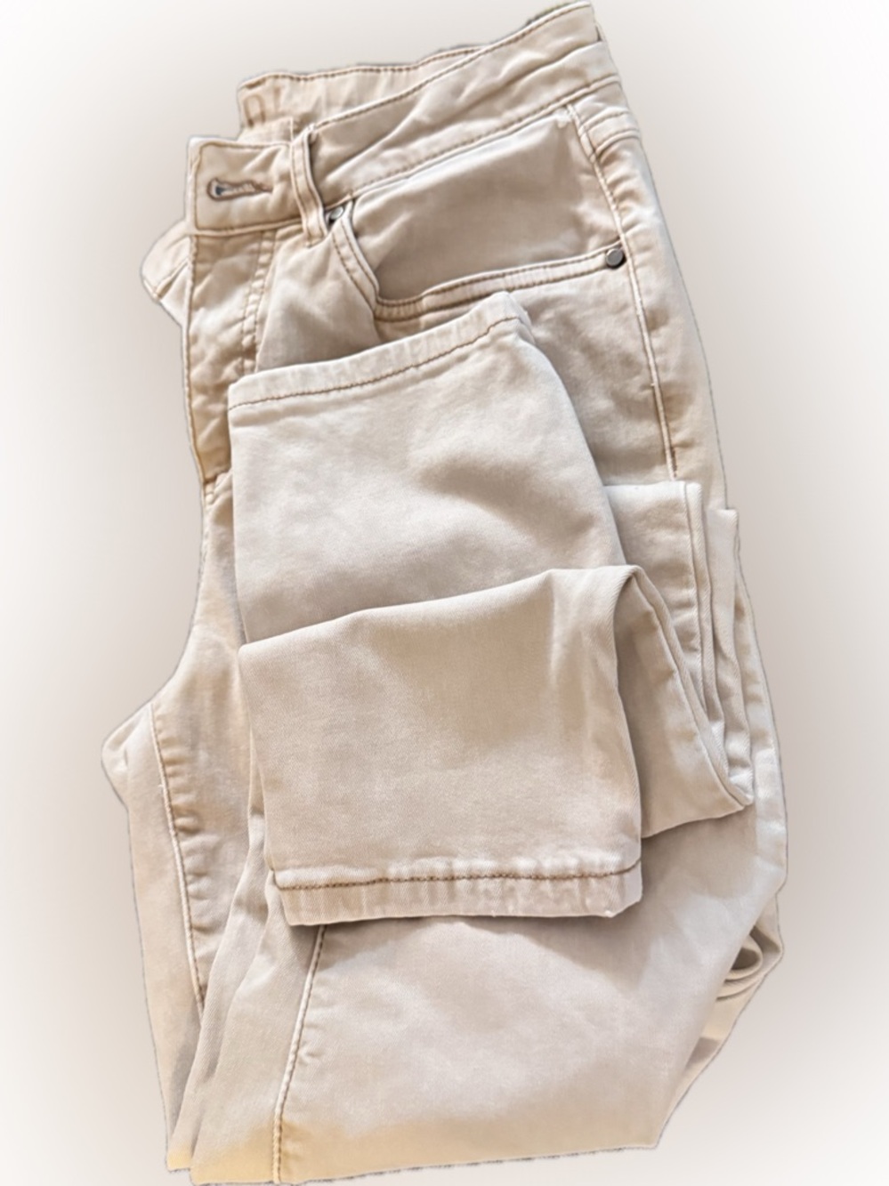 FDJ - French Dressing Jeans | Khaki  | Size 8 | Straight Leg | 97% Cotton
